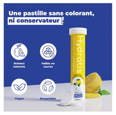 Hydratis Solution d'Hydratation 20 Comprimés - Arôme : Noix de Coco