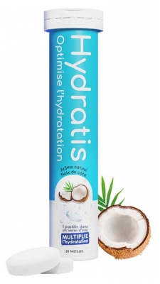 Hydratis Solution d'Hydratation 20 Comprimés - Arôme : Noix de Coco