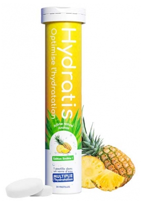 Hydratis Solution d'Hydratation 20 Comprimés - Arôme : Ananas