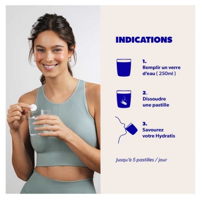 Hydratis Solution d'Hydratation 20 Comprimés - Arôme : Kiwi