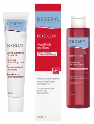 Soin Hydratant Matifiant Dexeclear pour une Peau Équilibrée et Nourrie