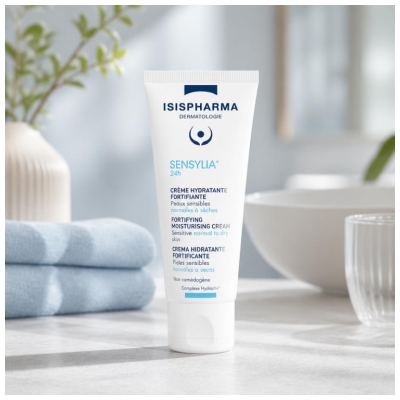 Isispharma Sensylia 24H Crème Hydratante Fortifiante Peaux Sensibles 40 ml