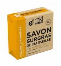 MKL Green Nature Fleurs d'Agrumes Savon Surgras de Marseille Corps et Mains 100 g