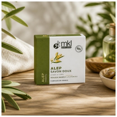 MKL Green Nature Alep Savon Doux Visage et Corps 100 g