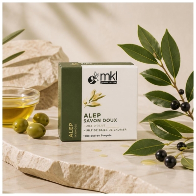 MKL Green Nature Alep Savon Doux Visage et Corps 100 g