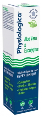 Gifrer Physiologica Solution d'Eau de Mer Hypertonique Eucalyptus & Aloe Vera 120 ml
