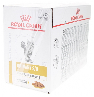 Royal Canin Urinary S/O Moderate Calorie Chat 12 Unités