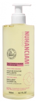 Nuhanciam Huile de Douche Émolliente Peaux à Tendance Atopique 500 ml