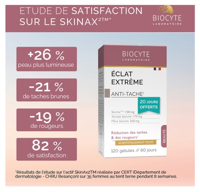 Biocyte Pack Éclat Extrême 120 Gélules