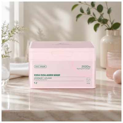 Vt Cosmetics Cica Collagen Masques Imprégnés 30 Unités
