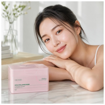 Vt Cosmetics Cica Collagen Masques Imprégnés 30 Unités