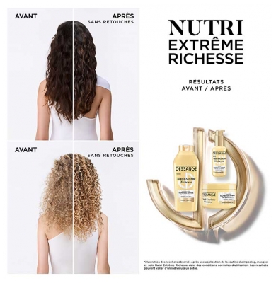 Dessange Nutri-Extrême Richesse Masque Nutrition Intense Cheveux Très Secs 280 ml