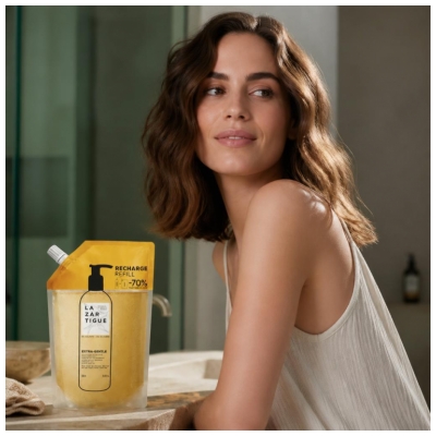 Lazartigue Extra-Gentle Shampoing Extra-Doux Usage Fréquent Recharge 500 ml