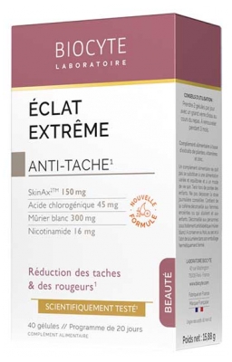 Biocyte Éclat Extrême Anti-Tache 40 Gélules