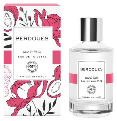 Berdoues Eau de Toilette Rose & Litchi Flacon Vaporisateur 100 ml