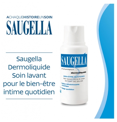 Saugella Dermoliquide Duo 2 x 250 ml / -30% Sur le Second Flacon