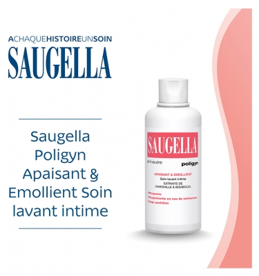 Saugella Poligyn 50+ Lavant Quotidien Hygiène Intime 3en1 Lot de 2 x 500 ml