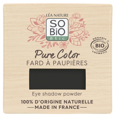 Léa Nature SO BIO étic Fard à Paupières Pure Color - Couleur : 05 : Noir Onyx