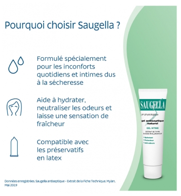 Saugella Antiseptique Naturel Gel 30 ml