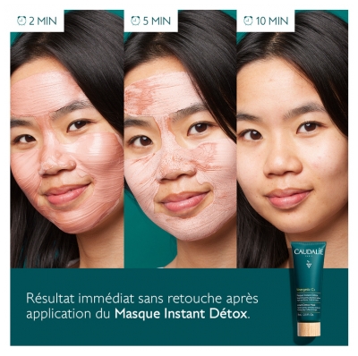 Caudalie Masque Instant Détox Argile Rose 75 ml