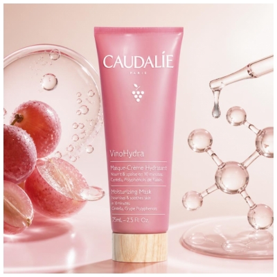 Caudalie Vinohydra Masque-Crème Hydratant Peaux Sèches 75 ml