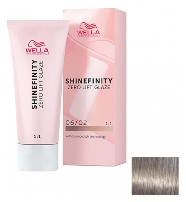 Wella Shinefinity Zero Lift Glaze Coloration 60 ml - Coloration : 06/02 Blond Foncé Naturel Mat