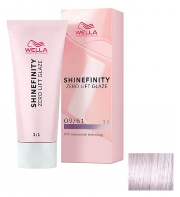 Wella Shinefinity Zero Lift Glaze Coloration 60 ml - Coloration : 09/61 Blond Très Clair Violine Cendré
