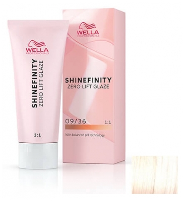 Wella Shinefinity Zero Lift Glaze Coloration 60 ml - Coloration : 09/36 Blond Très Clair Doré Violine