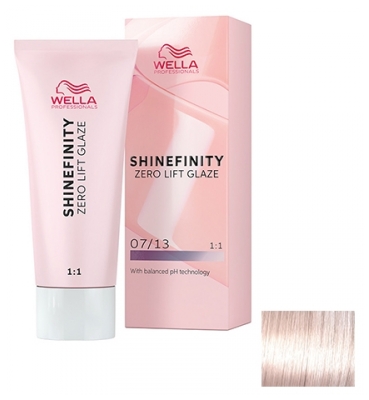 Wella Shinefinity Zero Lift Glaze Coloration 60 ml - Coloration : 07/13 Blond Cendré Doré