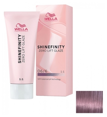 Wella Shinefinity Zero Lift Glaze Coloration 60 ml - Coloration : 06/6 Blond Foncé Violine