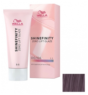 Wella Shinefinity Zero Lift Glaze Coloration 60 ml - Coloration : 00/66 Violine Intense