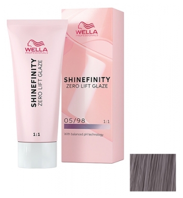Wella Shinefinity Zero Lift Glaze Coloration 60 ml - Coloration : 05/98 Châtain Clair Fumé Perlé