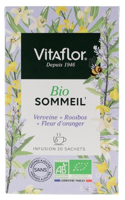 Infusion Bien-Être Bio Nuits Paisibles 20 sachets (à consommer de préférence avant le 28/10/2026)