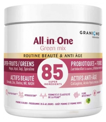 Granions All-In-One Green Mix Routine Anti-Âge & Beauté 166 g