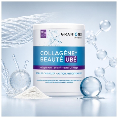 Granions Collagène + Beauté Peaux et Cheveux Ubé 216 g