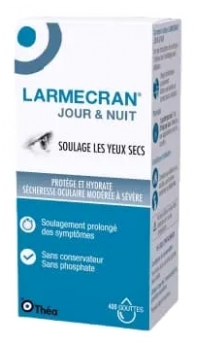 Théa Larmecran Jour & Nuit Soulage les Yeux Secs 15 g