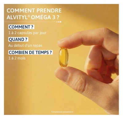 Alvityl Oméga 3 Hautement Dosé 60 Capsules