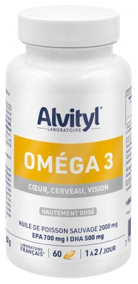 Alvityl Oméga 3 Hautement Dosé 60 Capsules