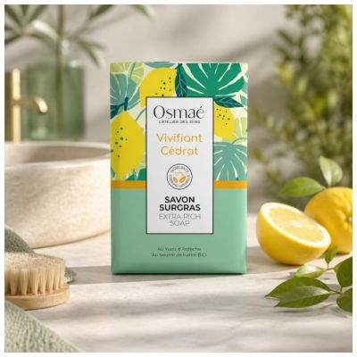 Osmaé Savon Surgras Cédrat Vivifiant 100 g