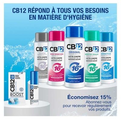 CB12 Boost White Eucalyptus Gommes à Mâcher 10 Unités