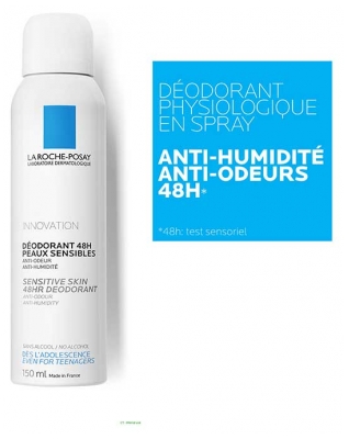 La Roche-Posay Déodorant Peaux Sensibles 48H Lot 2 X 150 ml