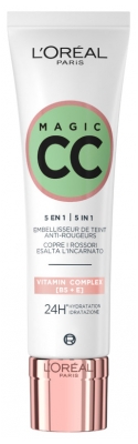 L'Oréal Paris Magic CC 5en1 Embellisseur Teint Anti Rougeurs 30 ML