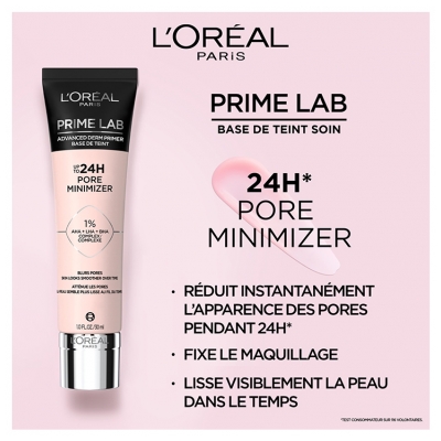L'Oréal Paris Prime Lab 24H Base de Teint Lissante Pore Minimizer 30 ml