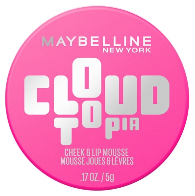 Maybelline New York Cloudtopia Mousse pour Joues et Lèvres 5 g - Teinte : 04 Pink Daydream