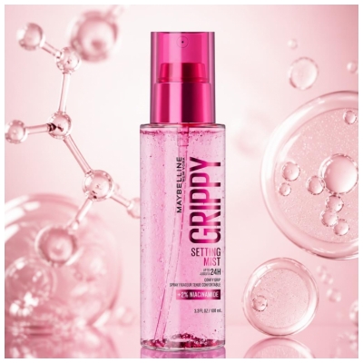 Maybelline New York Grippy Setting Mist Spray Fixateur de Maquillage 100 ml