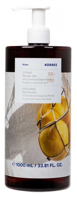Korres Gel Douche Nettoyant Corporel Agrumes 1 L