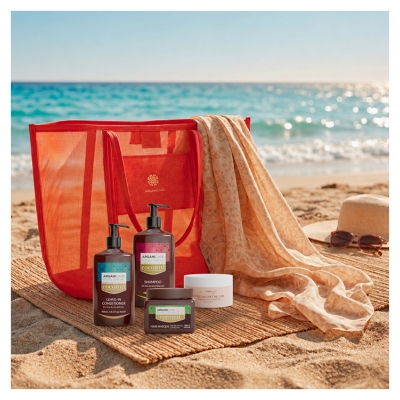 Huile de coco bio pour une hydratation estivale des cheveux ternes et secs