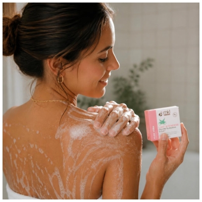MKL Green Nature Aloe Vera Lait d'Ânesse Savons Surgras Éclat Visage & Corps 100 g