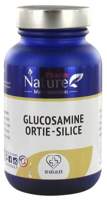 Complément Alimentaire Glucosamine Ortie Silice en Gélules - 30 Unités (à consommer de préférence avant le 30/10/2026)