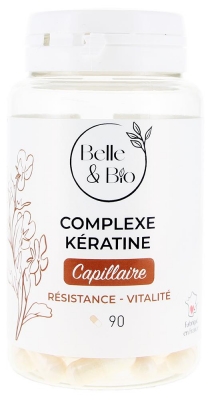 Complément alimentaire Kératine Capsules - 90 gélules (à consommer de préférence avant le 30/10/2026)